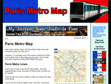 Tablet Screenshot of parismetromap.org